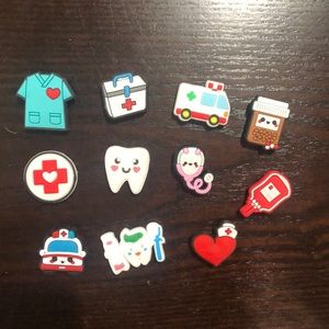 BOGO Crocs Medical Dental Hospital Nurse Doctor Jibitz